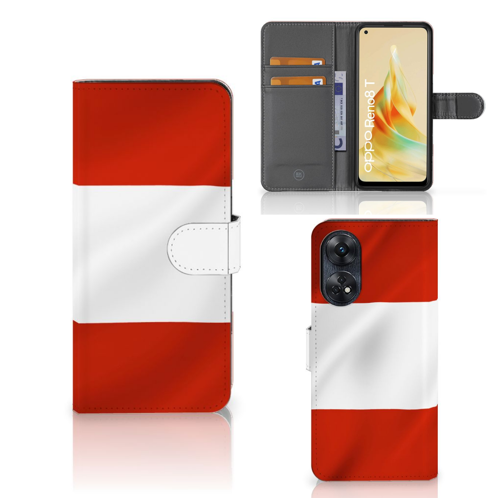 OPPO Reno8 T 4G Bookstyle Case Oostenrijk