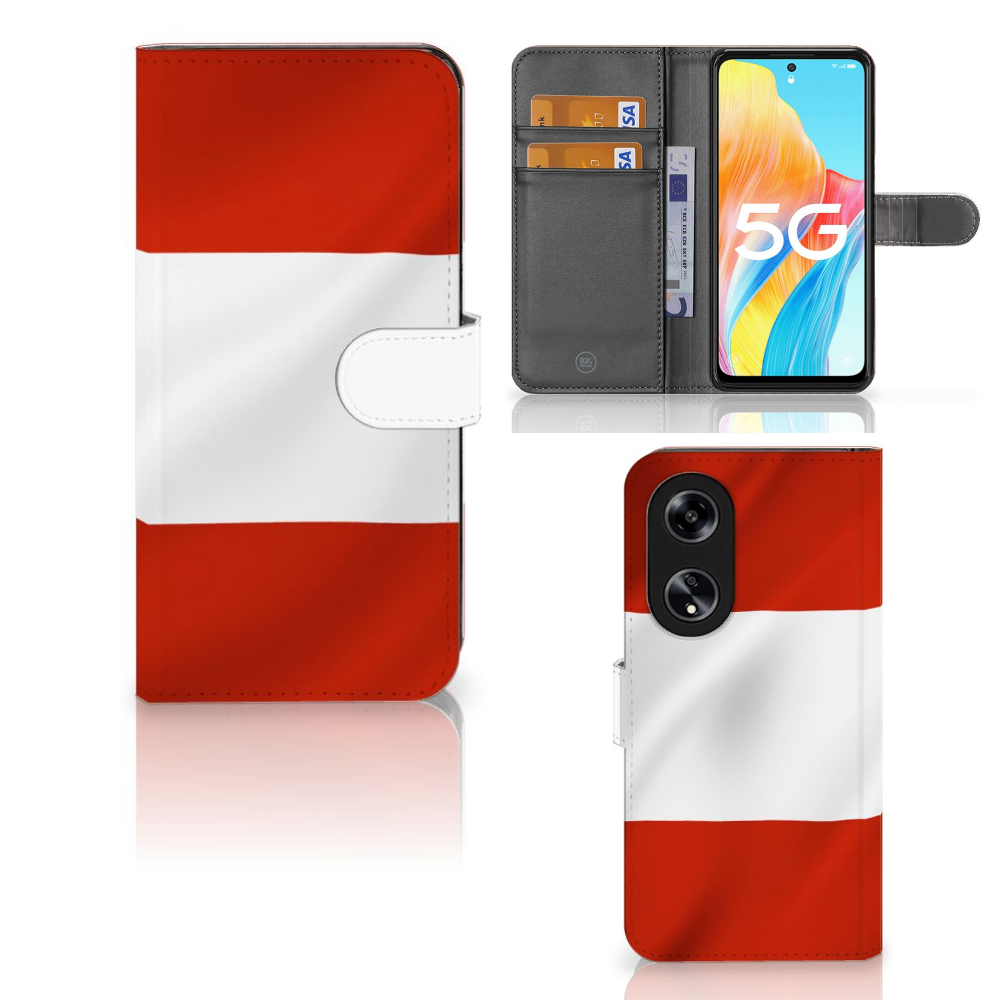 OPPO Reno8 T 5G Bookstyle Case Oostenrijk