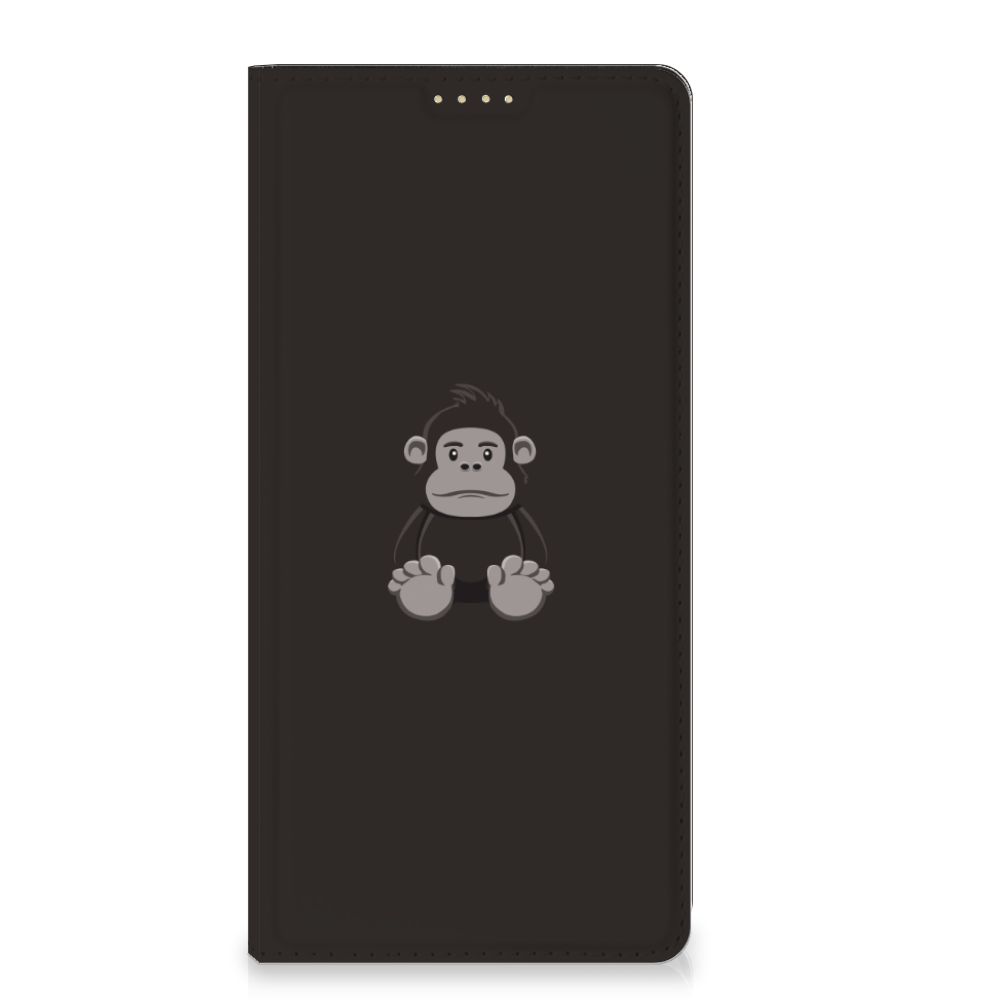OPPO Reno8 T 5G Magnet Case Gorilla zwart ontwerp voorkant