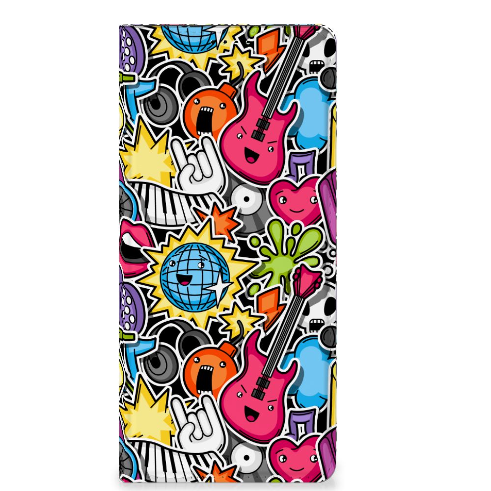 OPPO X6 Pro Hippe Standcase Punk Rock met kleurrijk design vol muziek en plezier đ¸ voor een unieke uitstraling en perfecte bescherming.