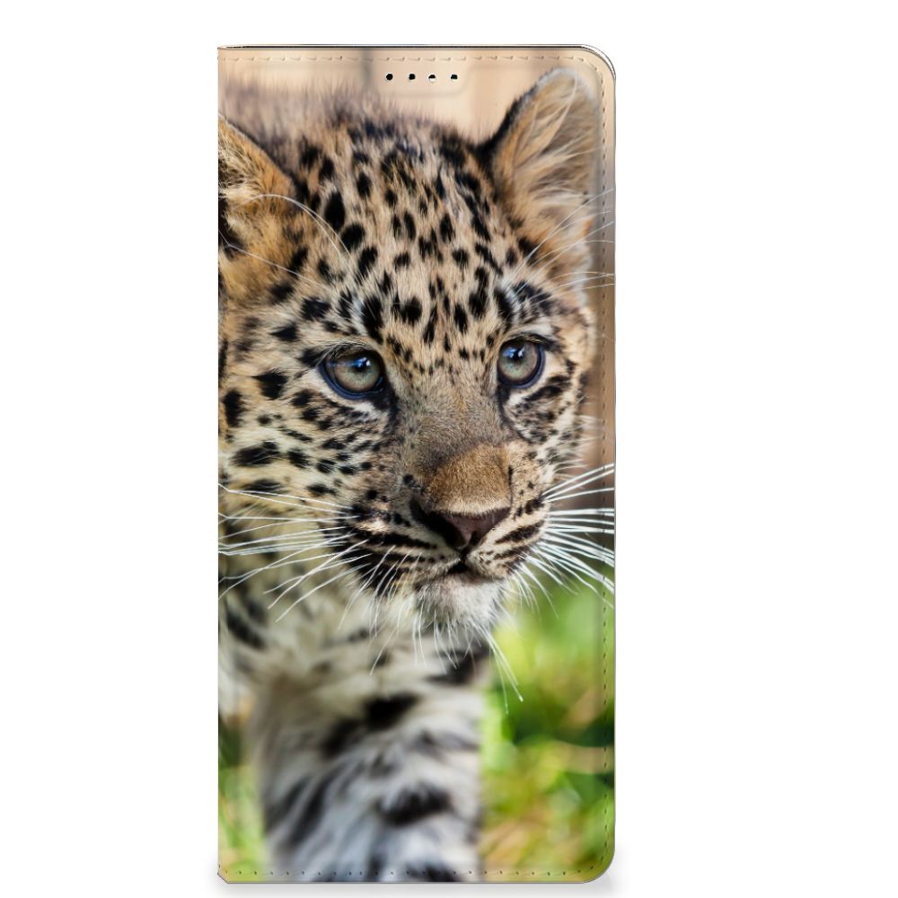 OPPO X6 Pro Hoesje maken Baby Luipaard design baby luipaard voorkant
