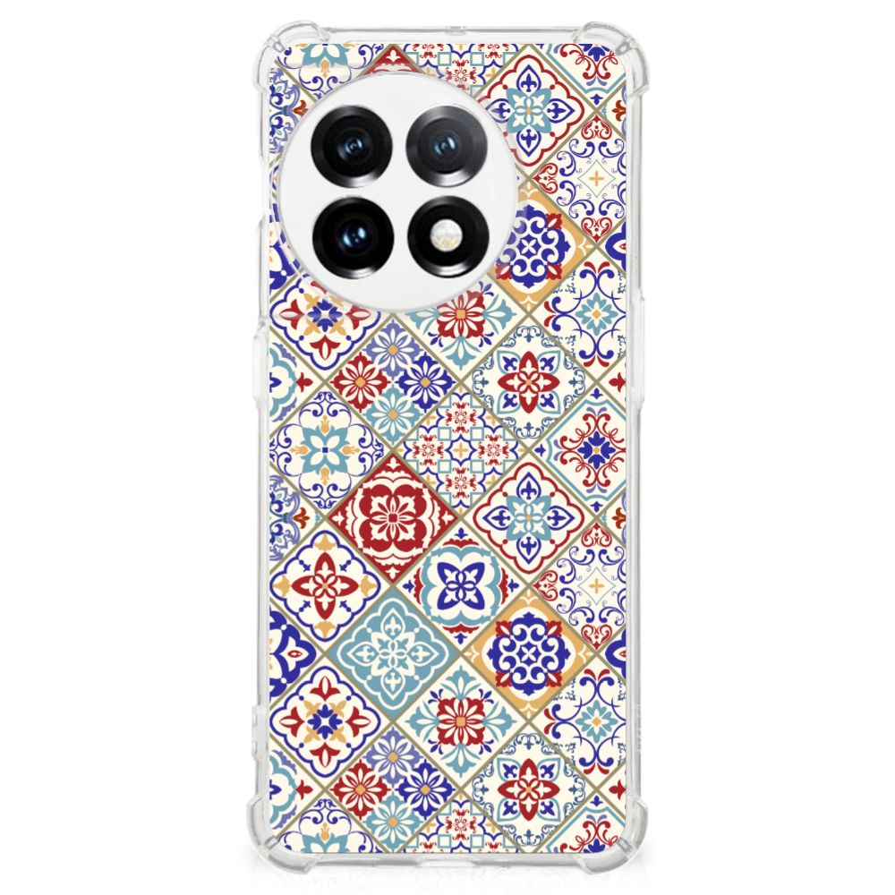 OnePlus 11 Anti-Shock Hoesje Tiles Color B2C Telecom