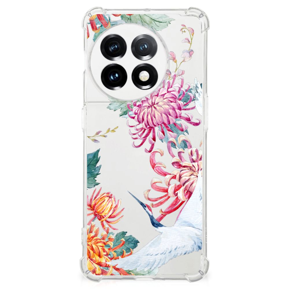 OnePlus 11 Case Anti-shock Bird Flowers B2C Telecom