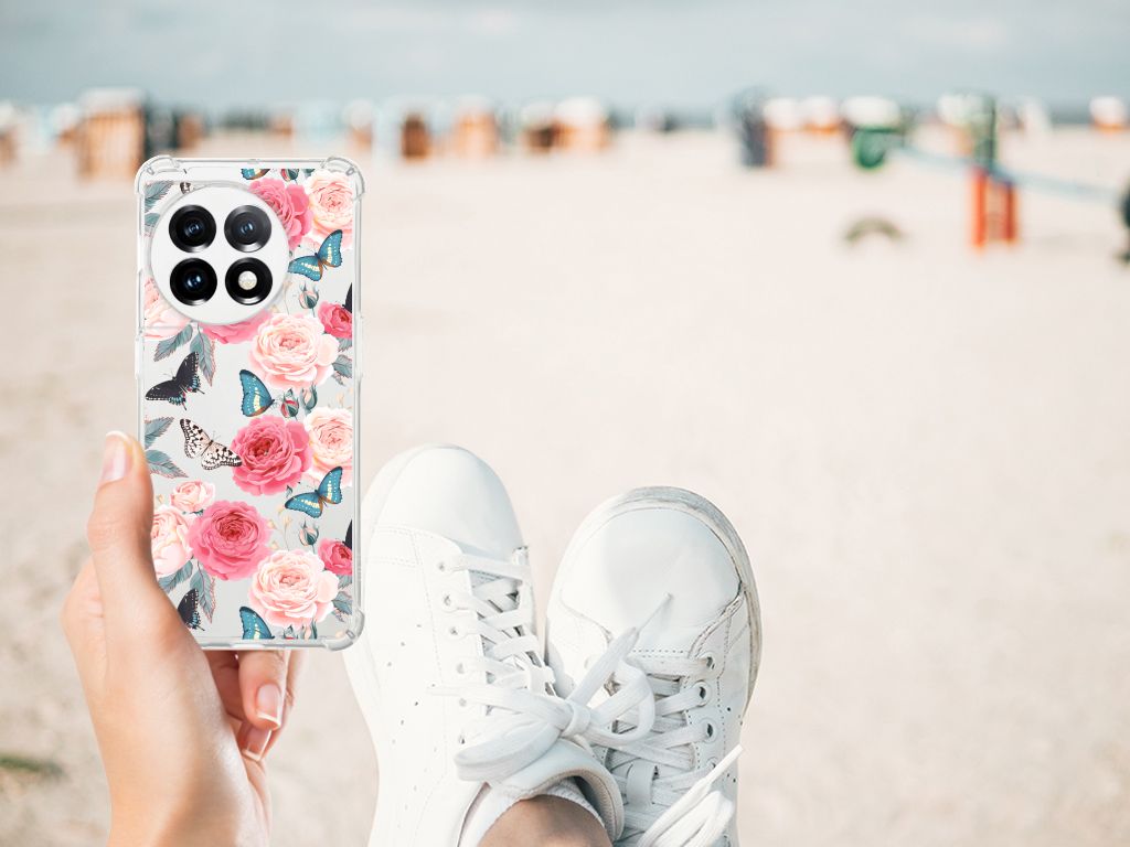 OnePlus 11 Case Butterfly Roses B2C Telecom