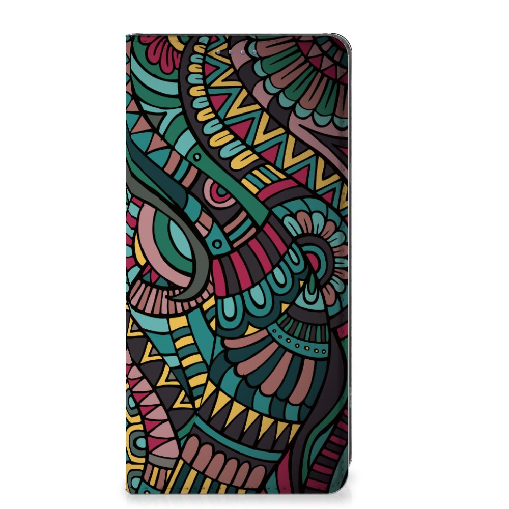 OnePlus 11 Hoesje met Magneet Aztec
