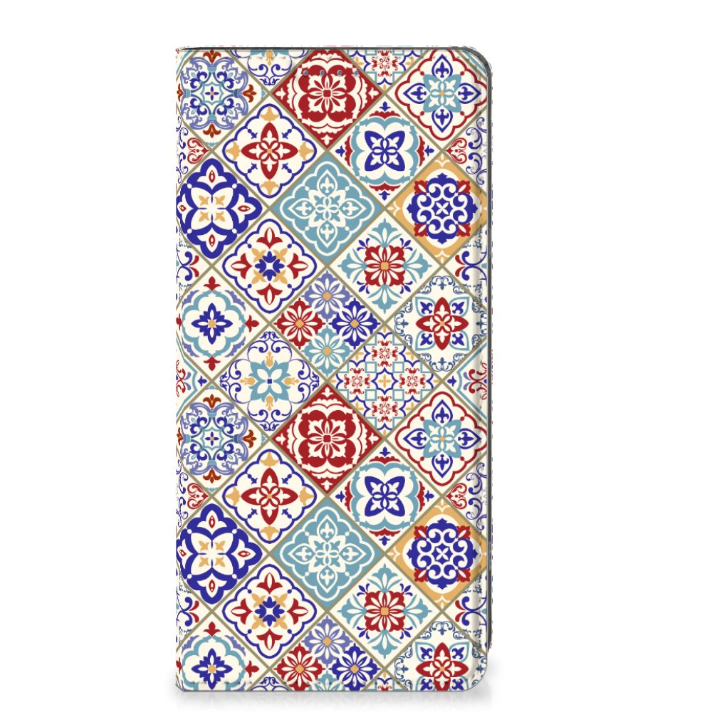 OnePlus 11 Standcase Tiles Color design kleurrijk patroon voorkant