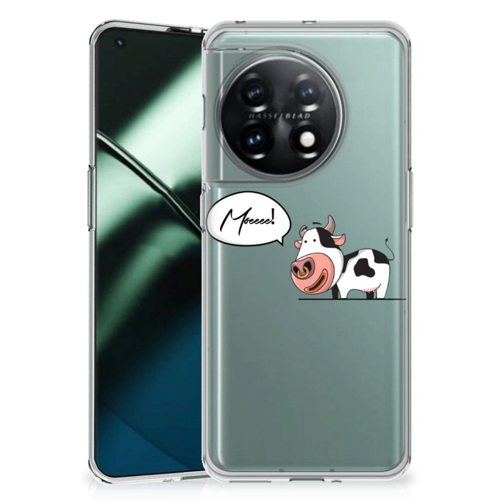 OnePlus 11 Telefoonhoesje met Naam Cheeky Cow