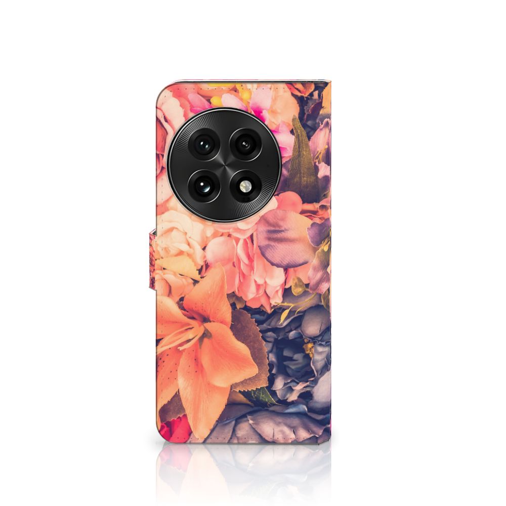 OnePlus 13 Hoesje Bosje Bloemen boekhoesje bloemen ontwerp voorkant