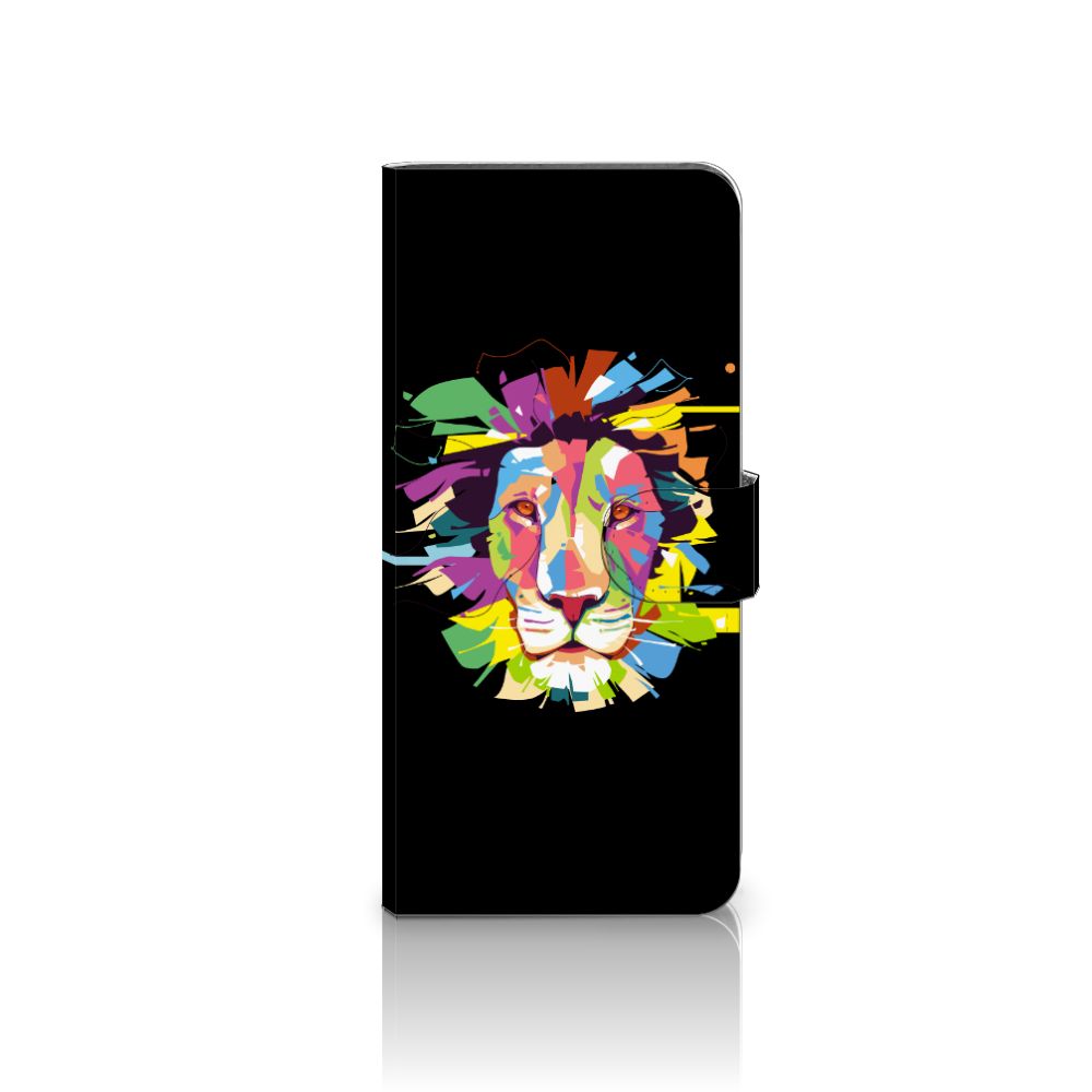 OnePlus 13 Leuk Hoesje Lion Color telefoonhoesje kleurrijk ontwerp voorkant