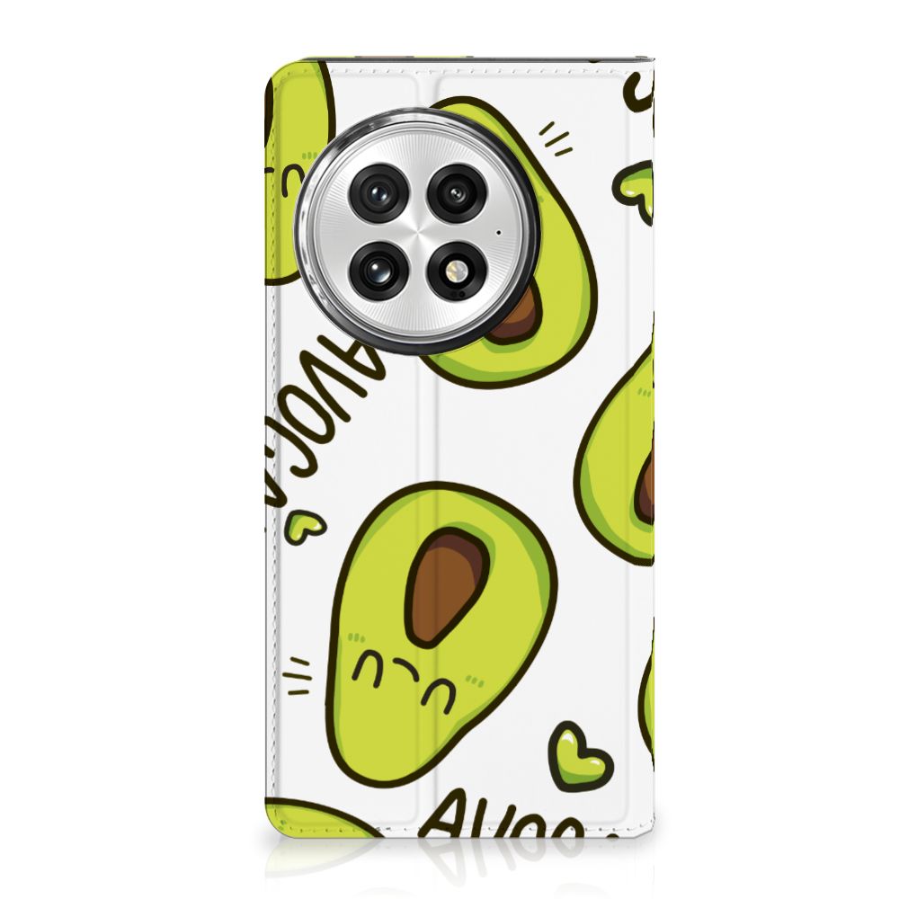 OnePlus 13 Magnet Case Avocado Singing avocado design voorkant