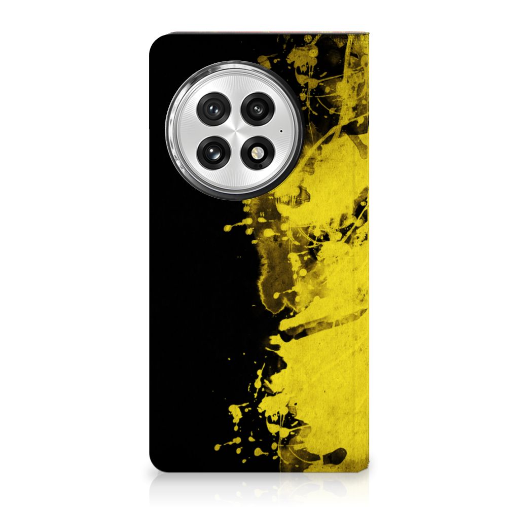 OnePlus 13 Standcase België ontwerp zwart geel aanzicht