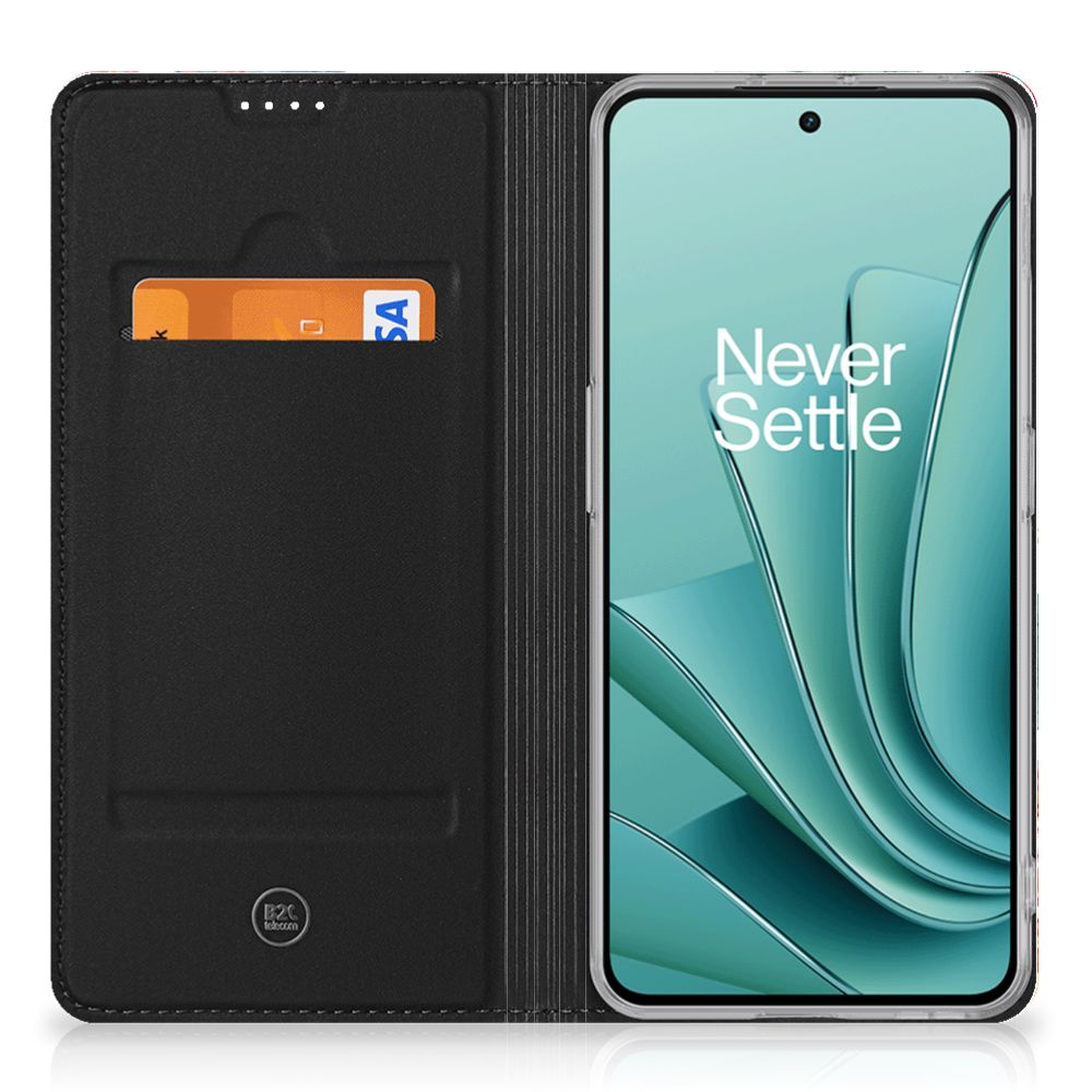 OnePlus Nord 3 Hoesje maken Bird Flowers case design close-up