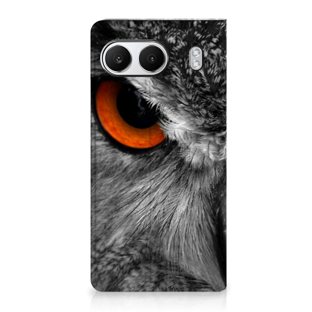 OnePlus Nord 4 Hoesje maken Uil uil detail voorkant