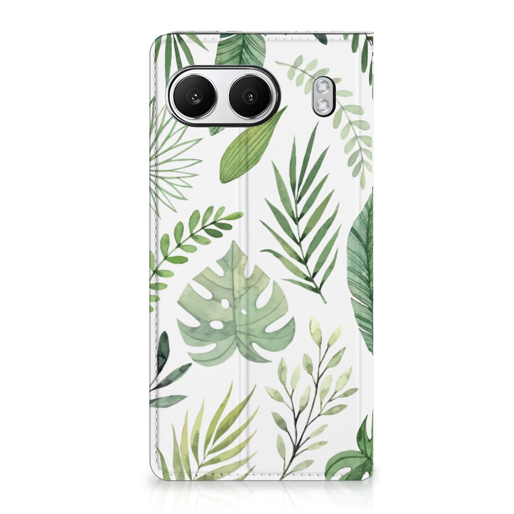 OnePlus Nord 4 Smart Cover Leaves smart cover bladeren voorzijde