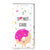OnePlus Nord CE 2 Lite 5G Flip Style Cover Donut Roze design Donut aanzicht