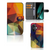 OnePlus Nord CE 3 Book Case Polygon Color boekhoes kleurvol geometrisch design voorkant achterkant