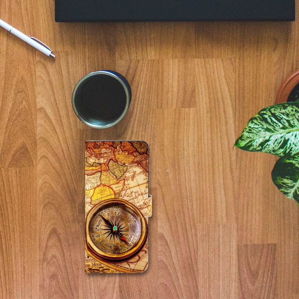 OnePlus Nord CE 3 Lite Flip Cover Kompas designkompas aanzicht