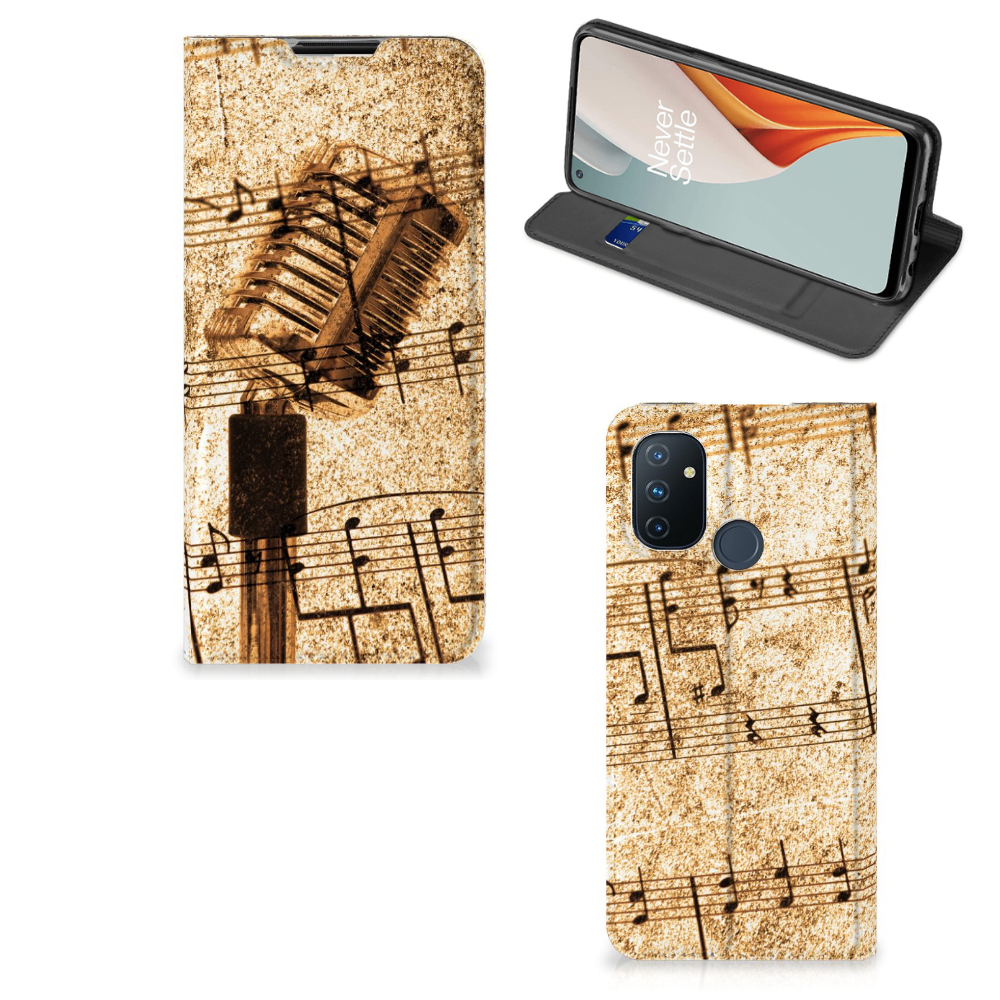 OnePlus Nord N100 Stand Case Bladmuziek - B2C Telecom