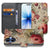 Portemonnee Hoesje iPhone 17 Bloemenprint Met Pasjes bloemenprint bookcase voorkant