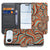 Apple iPhone Air Retro Hoesje Met Pasjes En Magnetische Sluiting Voor Apple iPhone Air Book Case voorkant zijaanzicht