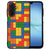 Samsung Galaxy A17 Back Cover Blokken kleurrijk ontwerp achterkant