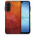 Samsung Galaxy A17 Polygon-Red Beschermhoes voorkant en achterkant
