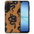 Samsung Galaxy A17 Hoesje Snakes achterkant slangenpatroon bruin