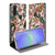 Samsung Galaxy A17 Book Cover Flowers bloemen bladeren voor aanzicht
