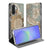 Samsung Galaxy A17 Vintage Bird Flowers Telefoonhoesje met magneet design voorzijde