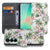 Samsung Galaxy A27 bookcase Flamingo Palms, voorkant met gesloten klep