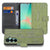 Samsung Galaxy A27 bookcase Green Wood, voorkant met gesloten klep