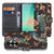 Samsung Galaxy A27 bookcase Pauw met Bloemen, voorkant met gesloten klep