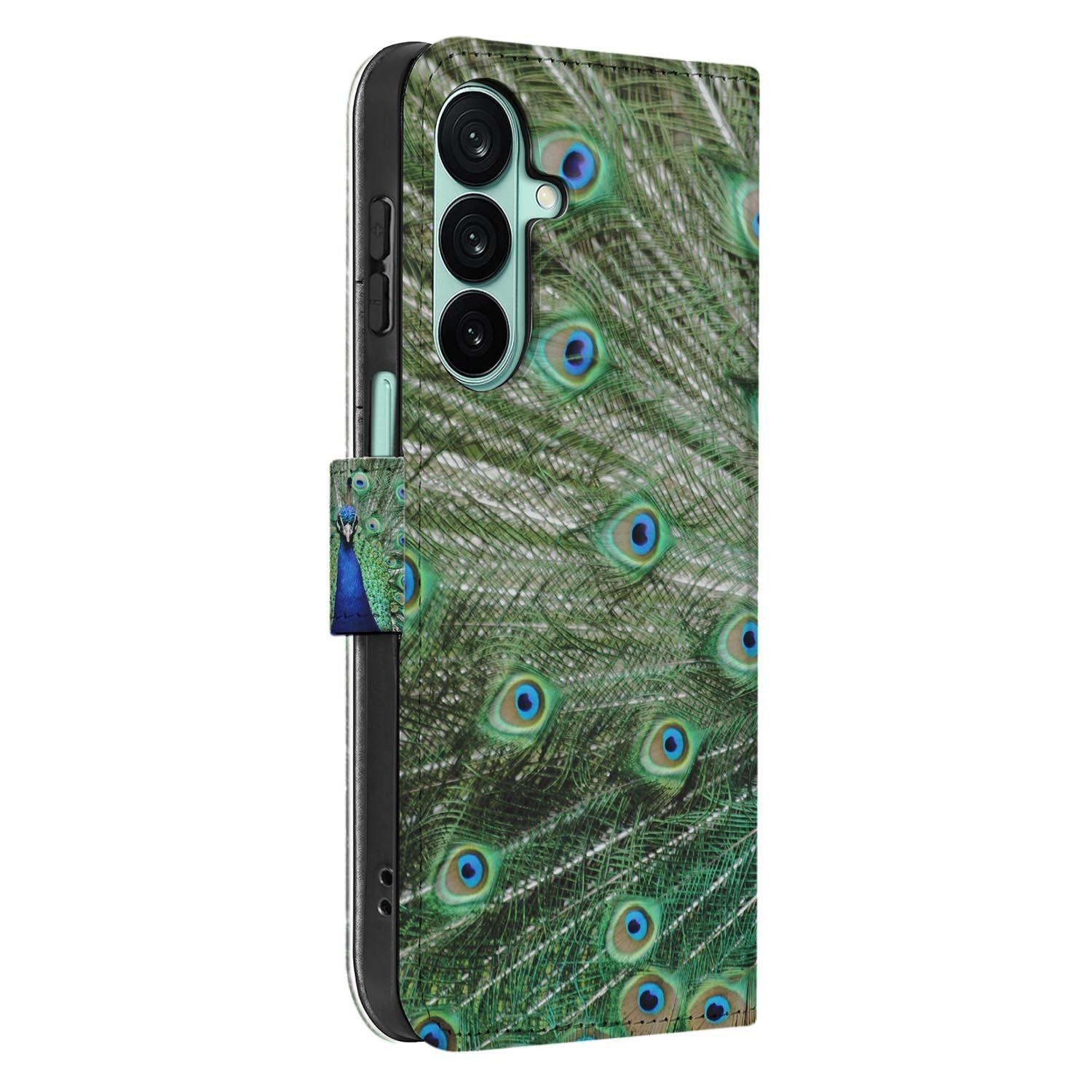 Samsung Galaxy A27 bookcase Pauw, detail van het stiksel