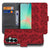 Samsung Galaxy A27 bookcase Red Roses, voorkant met gesloten klep