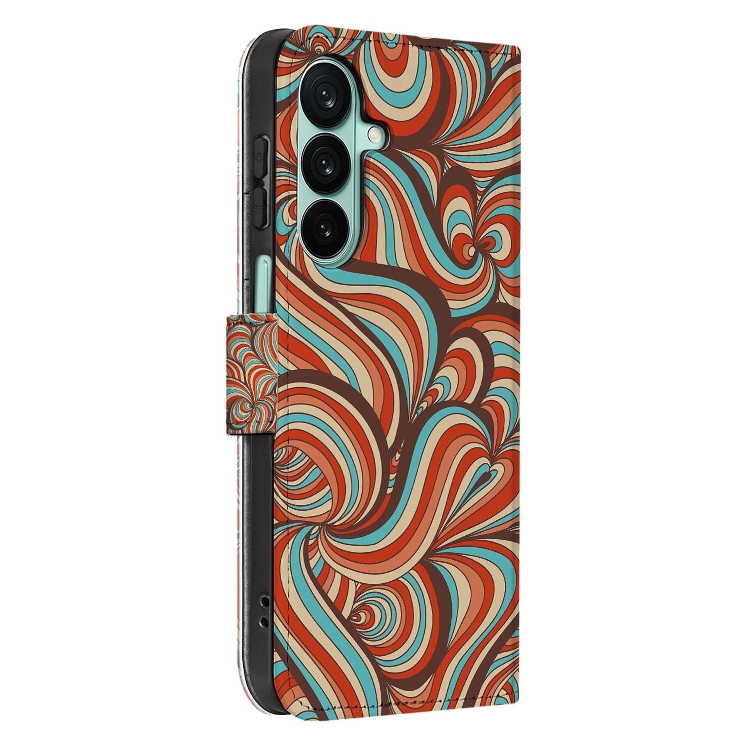 Samsung Galaxy A27 bookcase Retro, detail van het stiksel