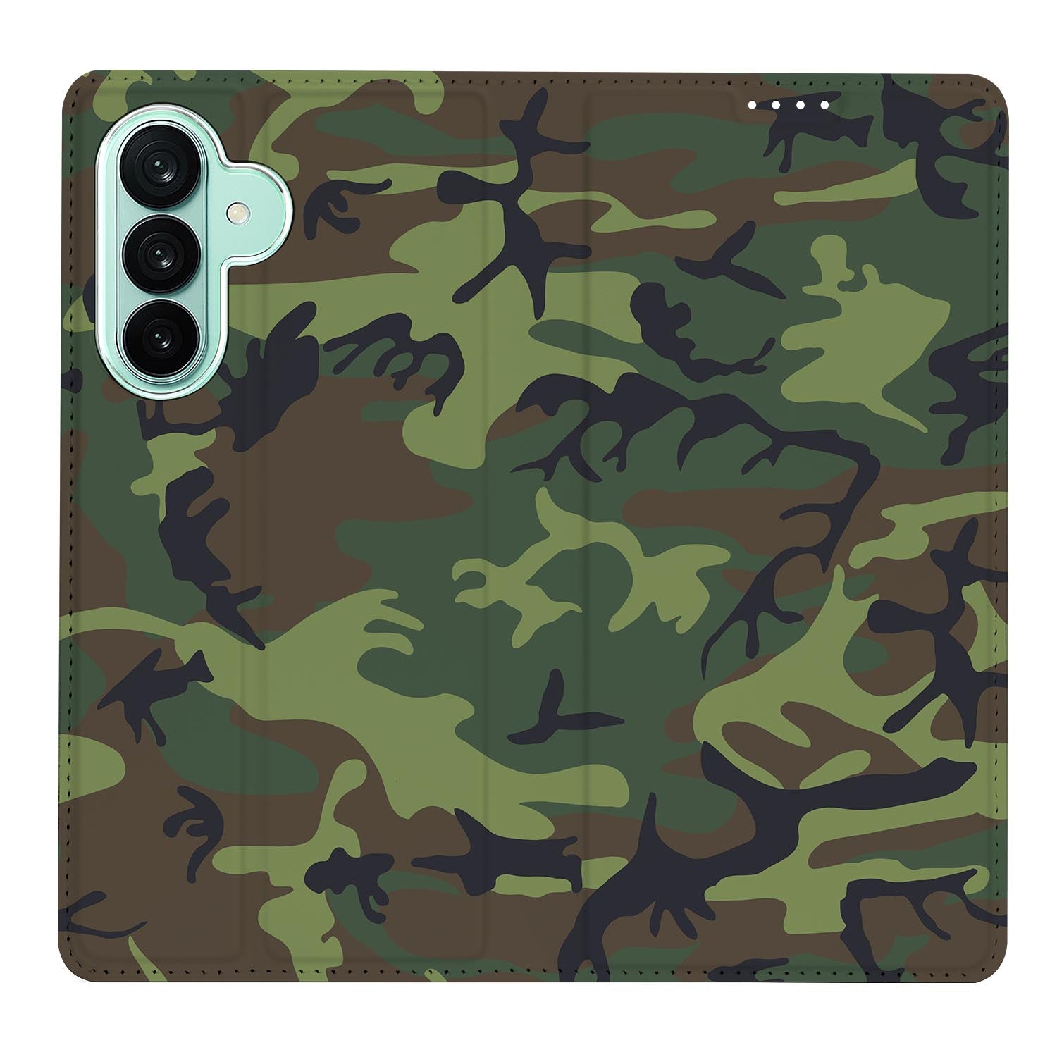 Samsung Galaxy A27 boekhoesje Army Dark met pasjesvak