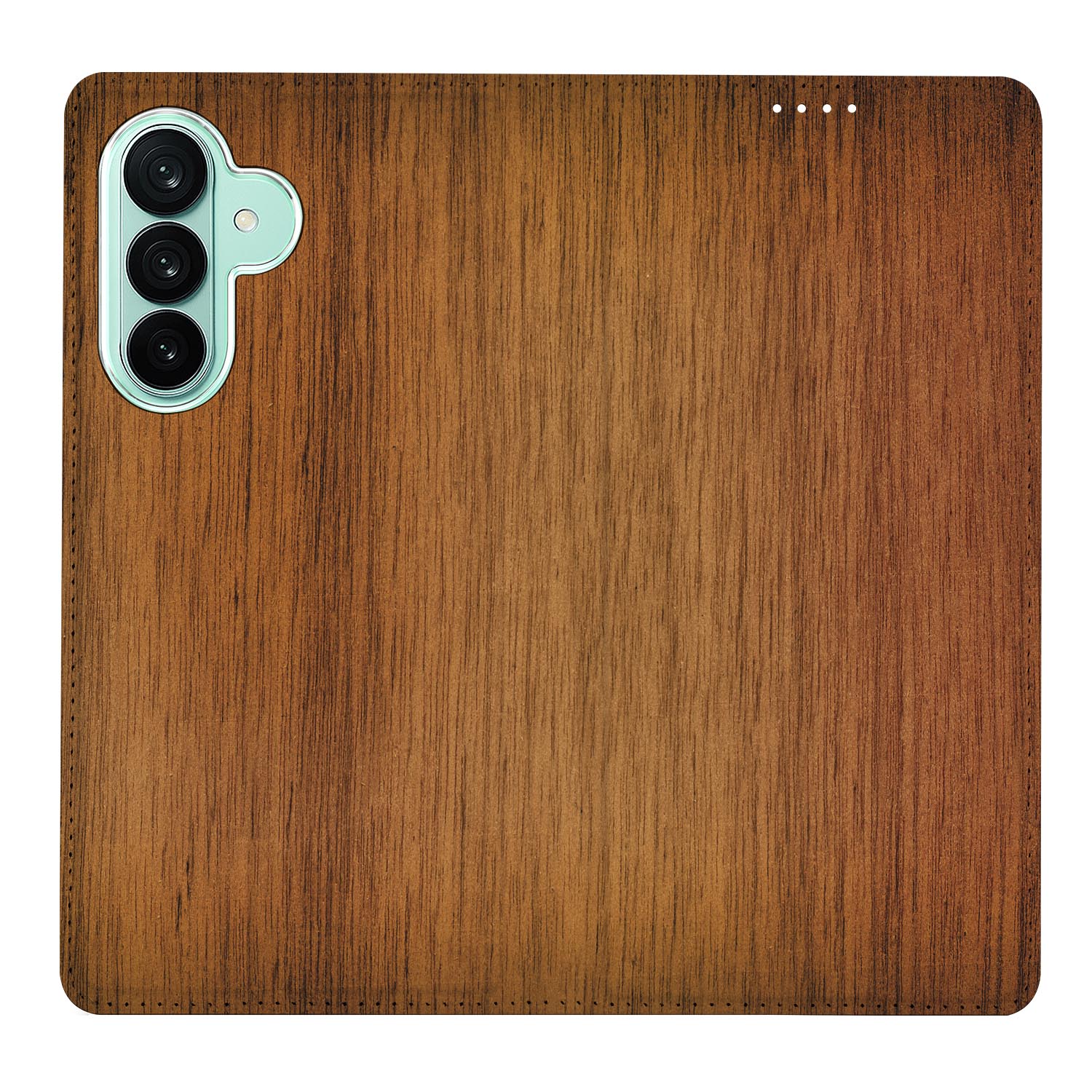 Samsung Galaxy A27 boekhoesje Donker Hout met pasjesvak