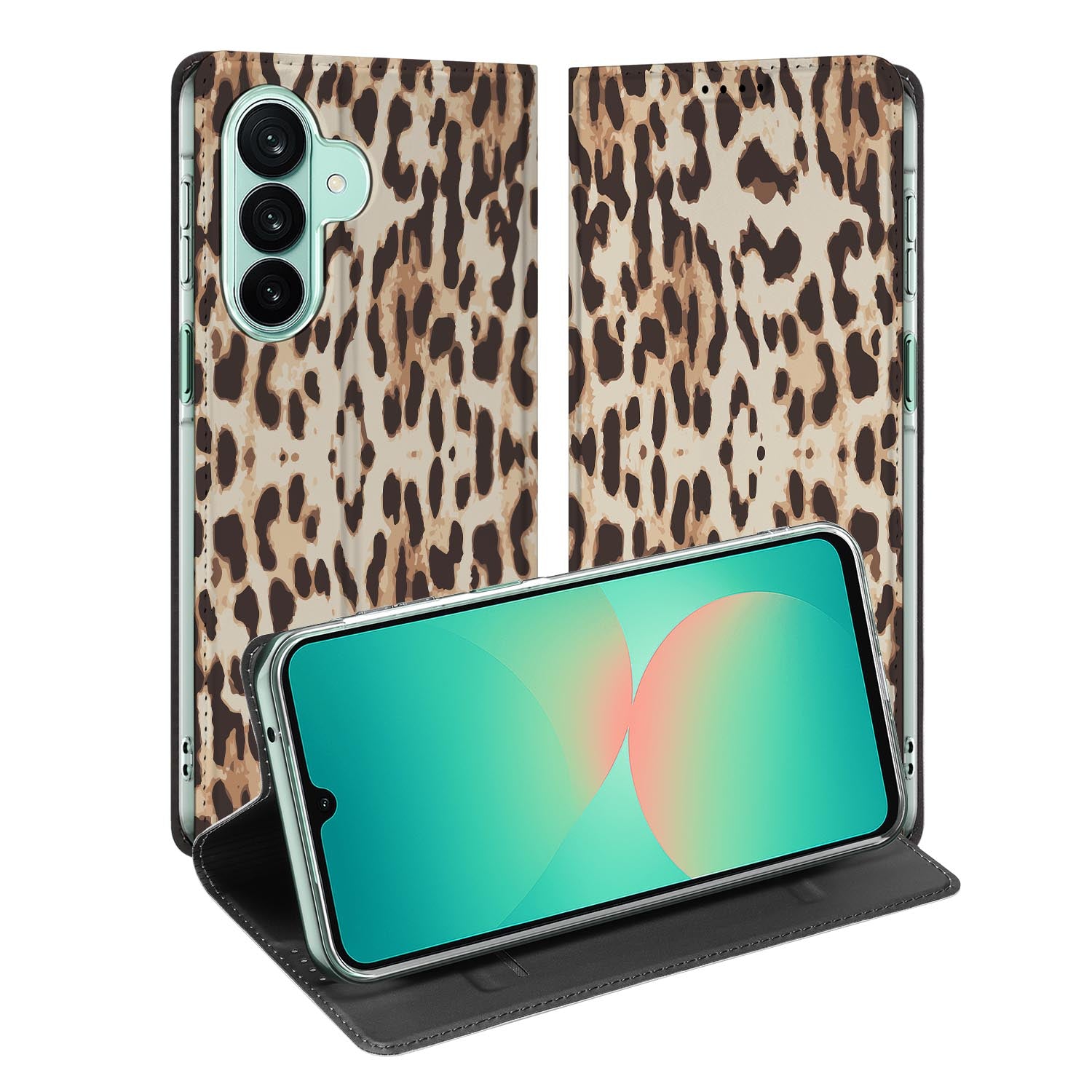 Samsung Galaxy A27 standcase met Leopard-print