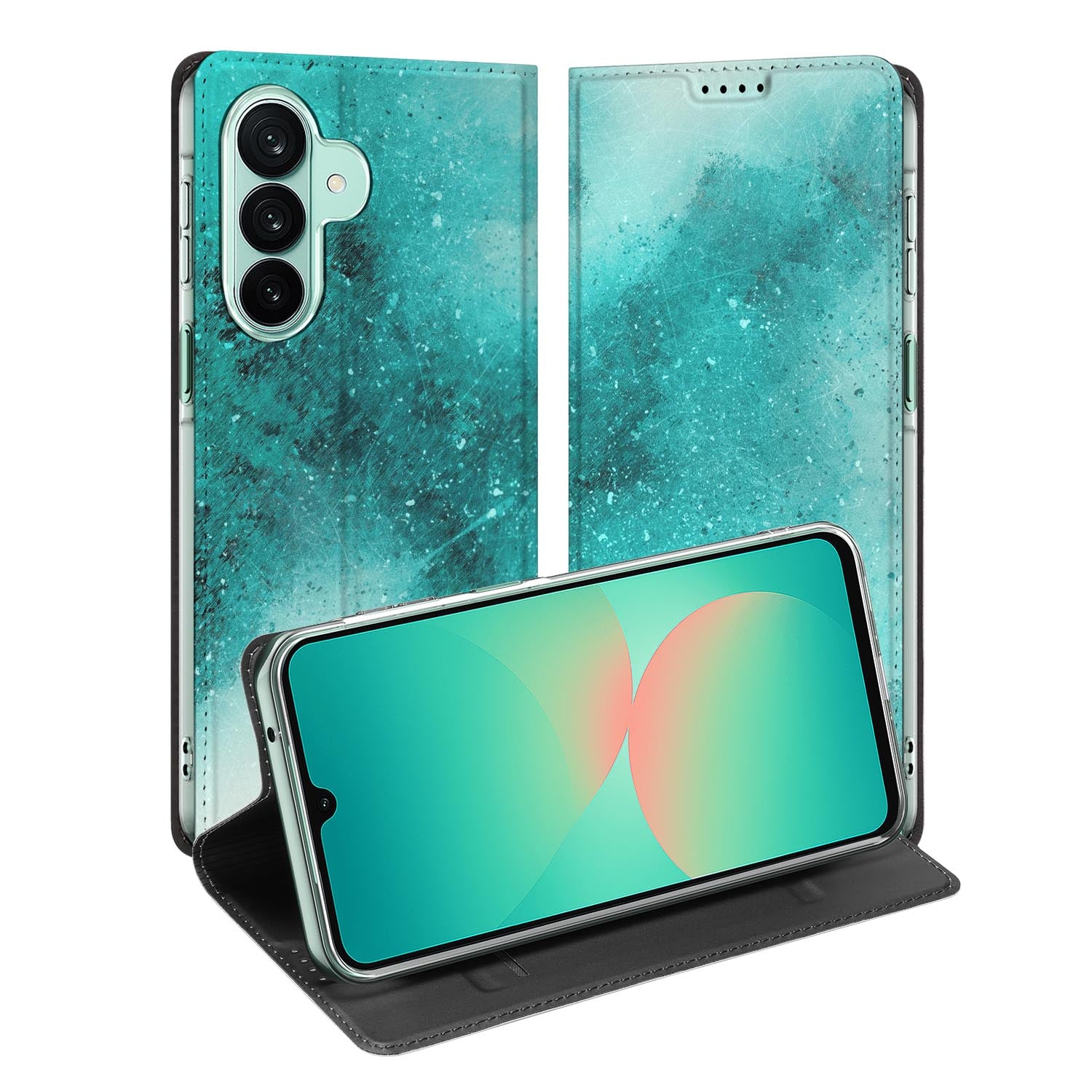 Samsung Galaxy A27 standcase met Painting Blue-print