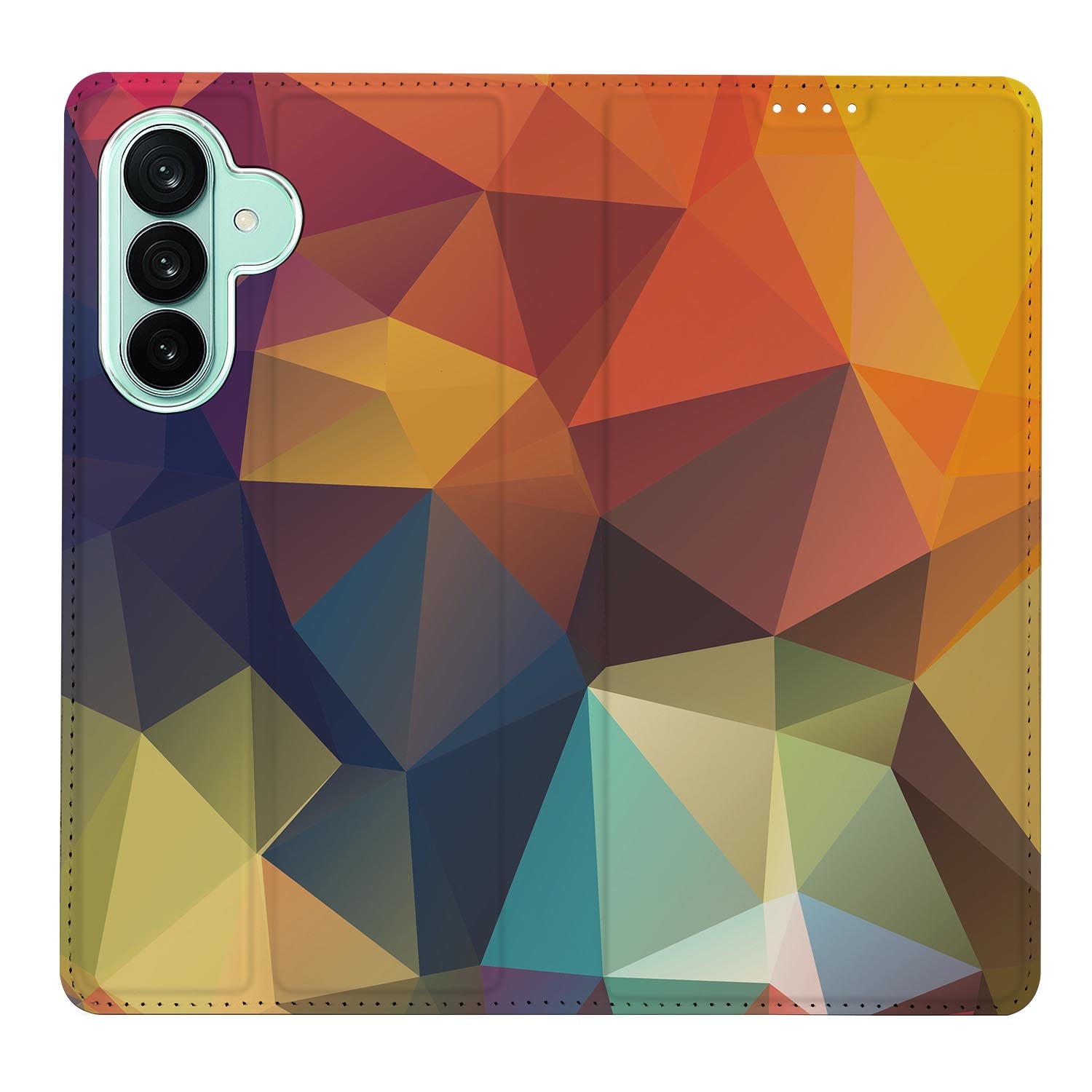 Samsung Galaxy A27 boekhoesje Polygon Color met pasjesvak