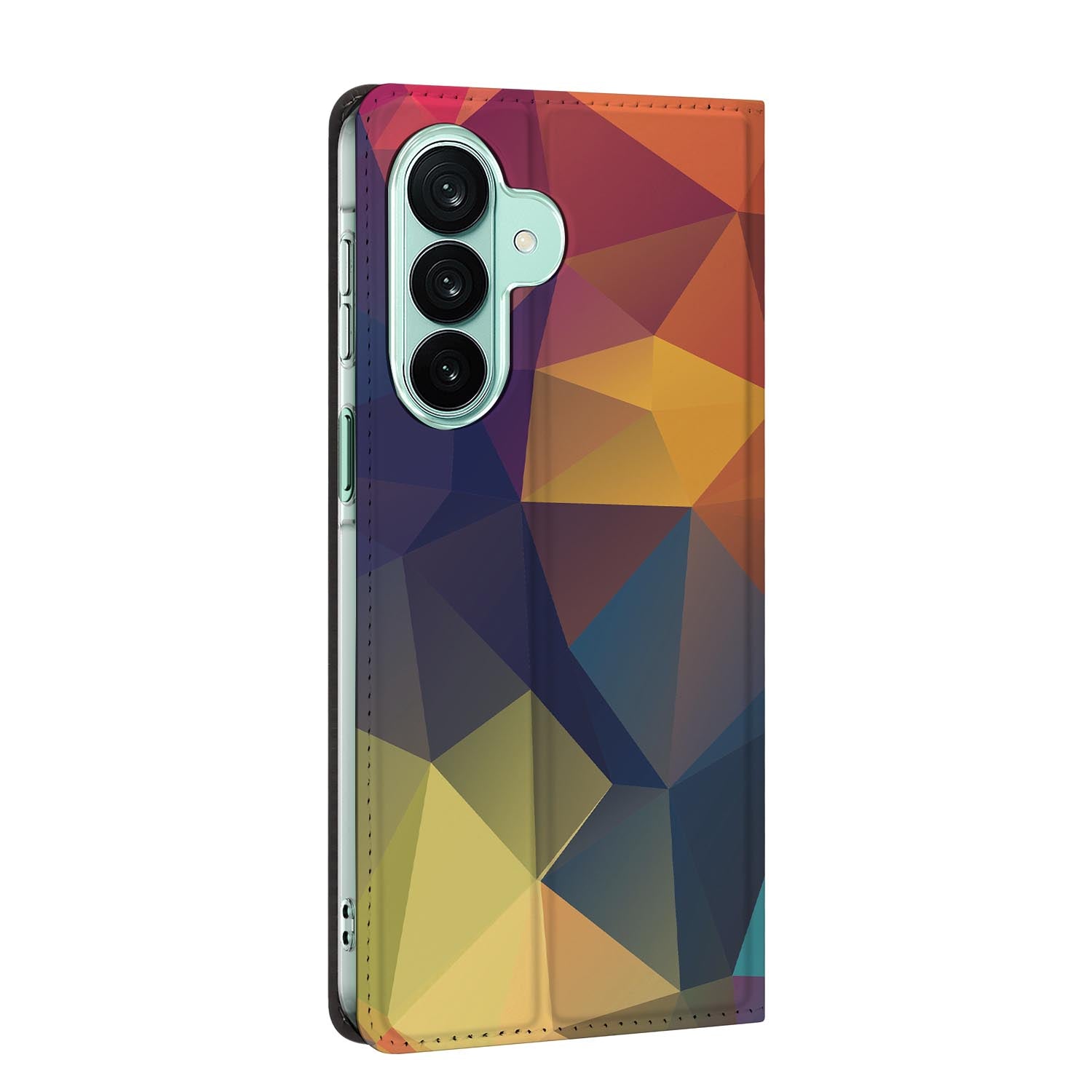 Samsung Galaxy A27 standcase Polygon Color, bescherming voor- en achterkant