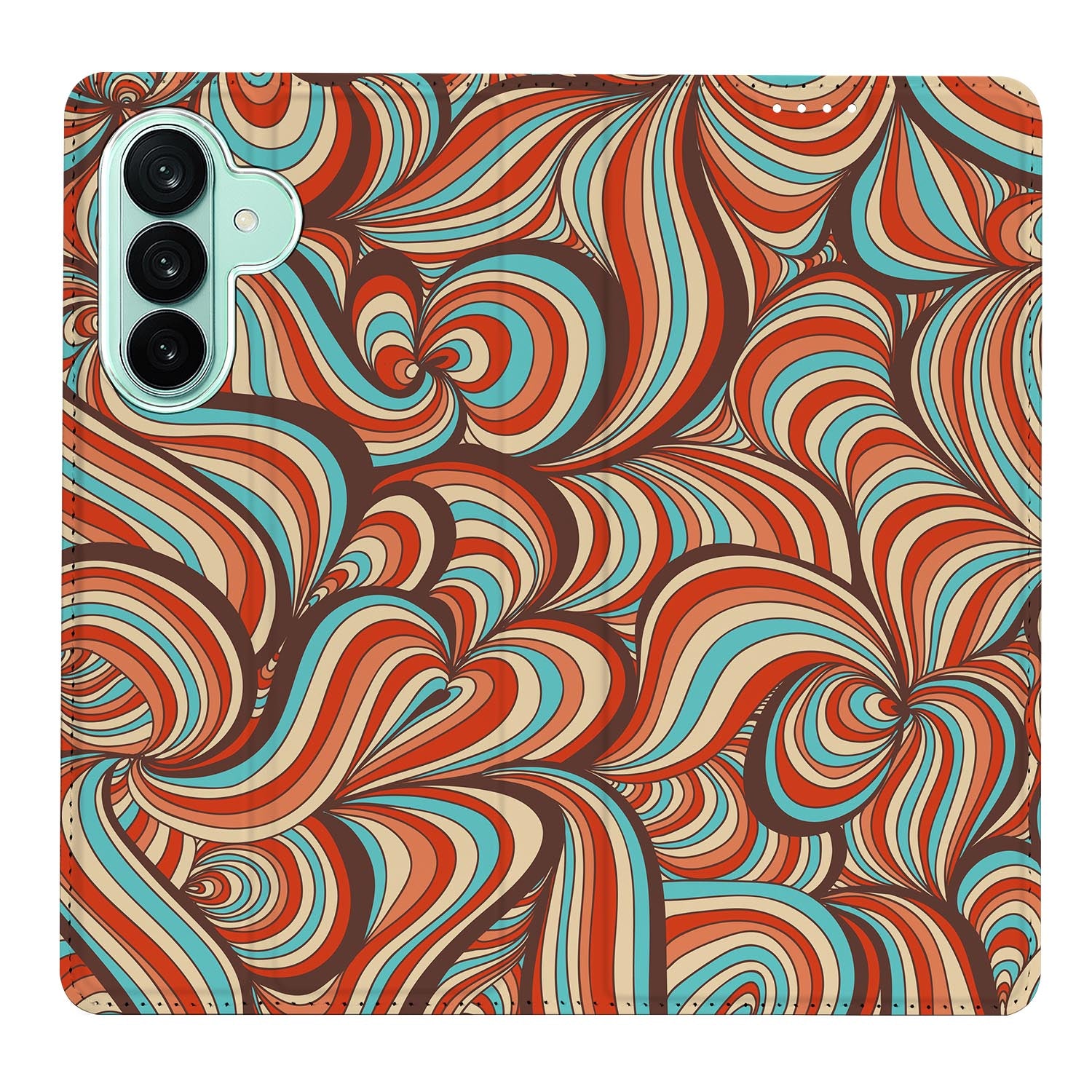 Samsung Galaxy A27 boekhoesje Retro met pasjesvak