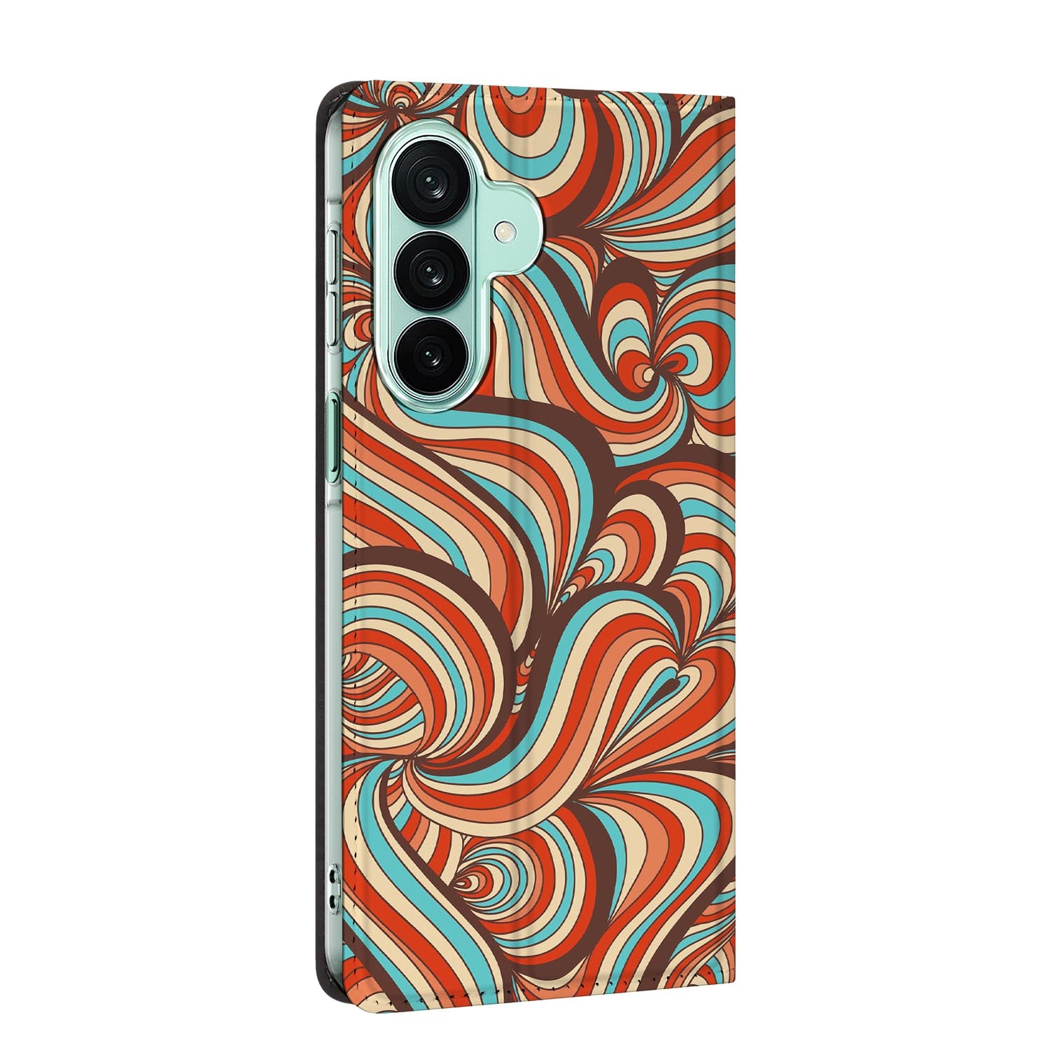Samsung Galaxy A27 standcase Retro, bescherming voor- en achterkant