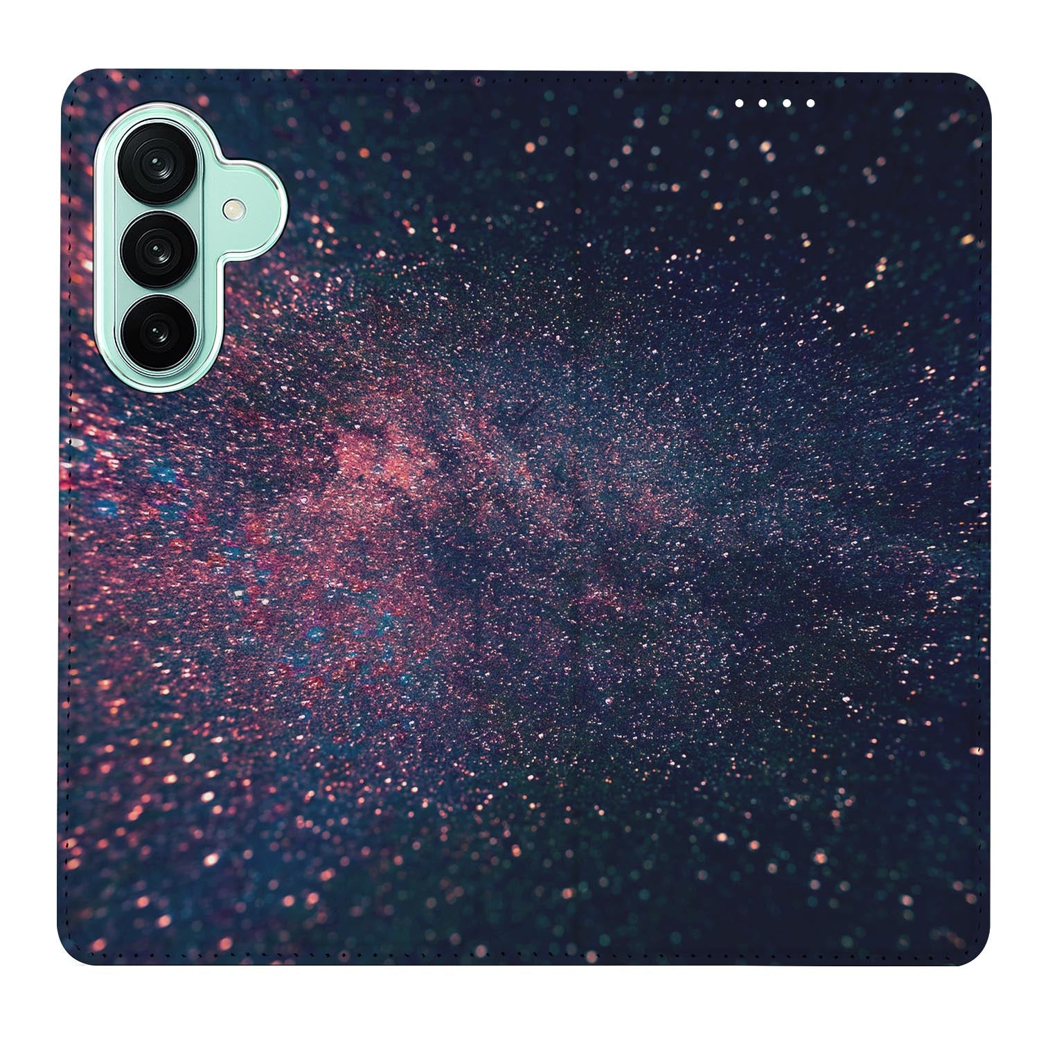 Samsung Galaxy A27 boekhoesje Stars met pasjesvak