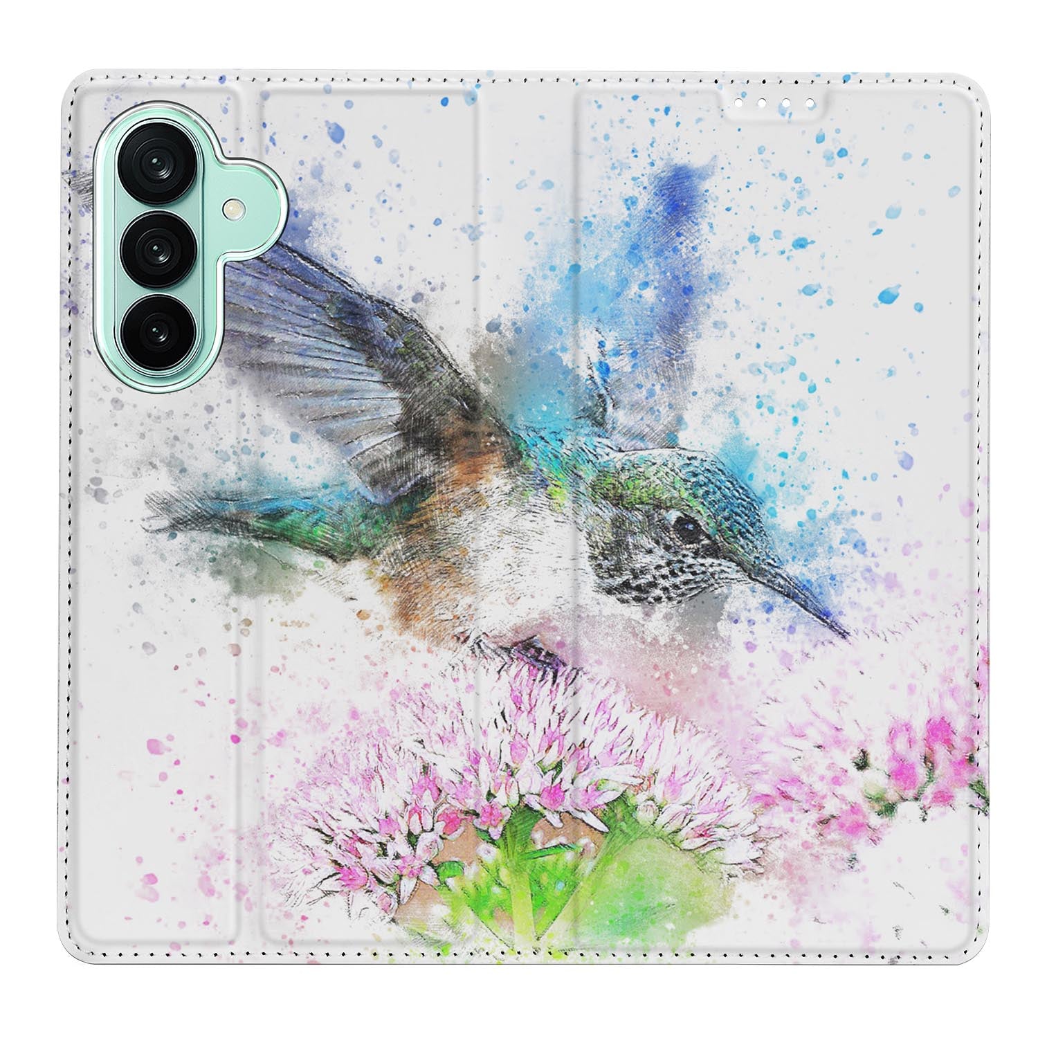 Samsung Galaxy A27 boekhoesje Vogel met pasjesvak