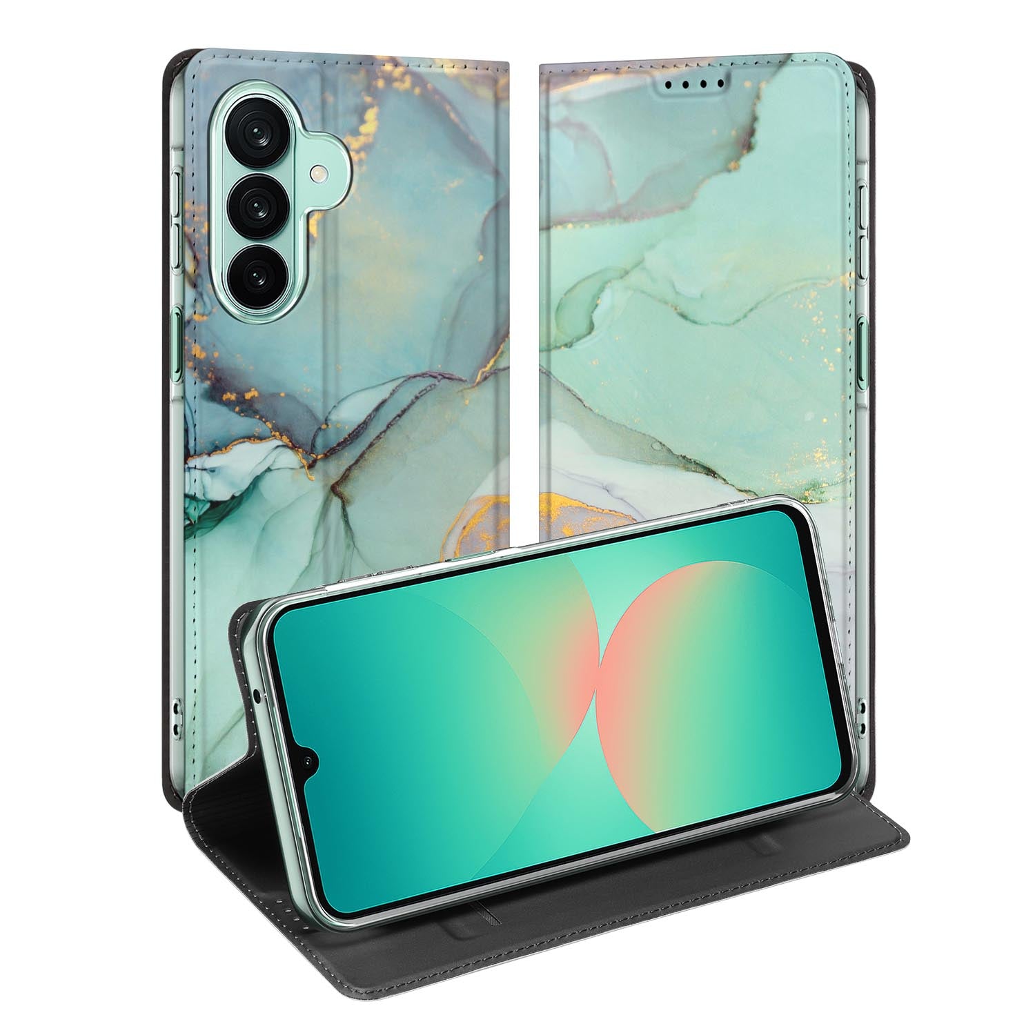 Samsung Galaxy A27 standcase met Watercolor Mix-print