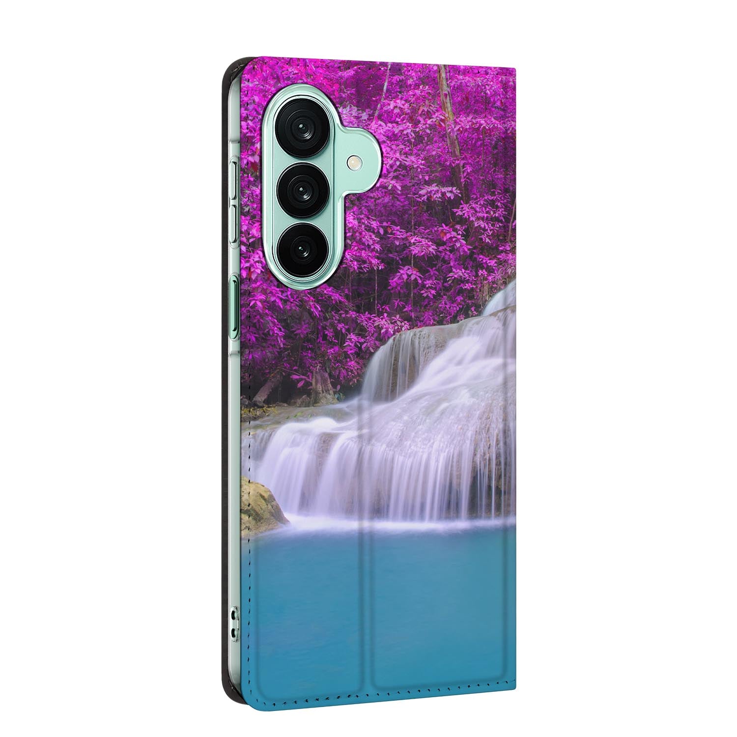 Samsung Galaxy A27 standcase Waterval, bescherming voor- en achterkant