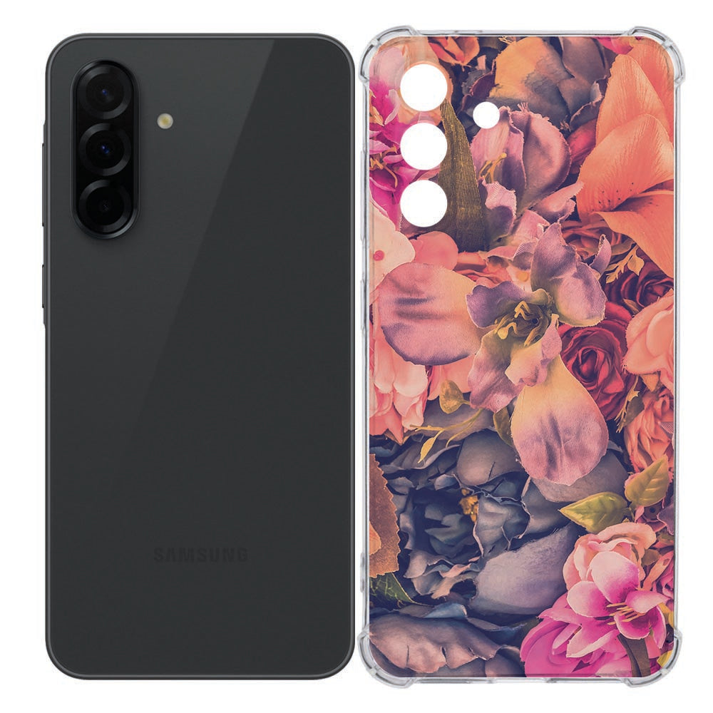Samsung Galaxy A36 Back Cover - Bosje Bloemen TPU Antishock