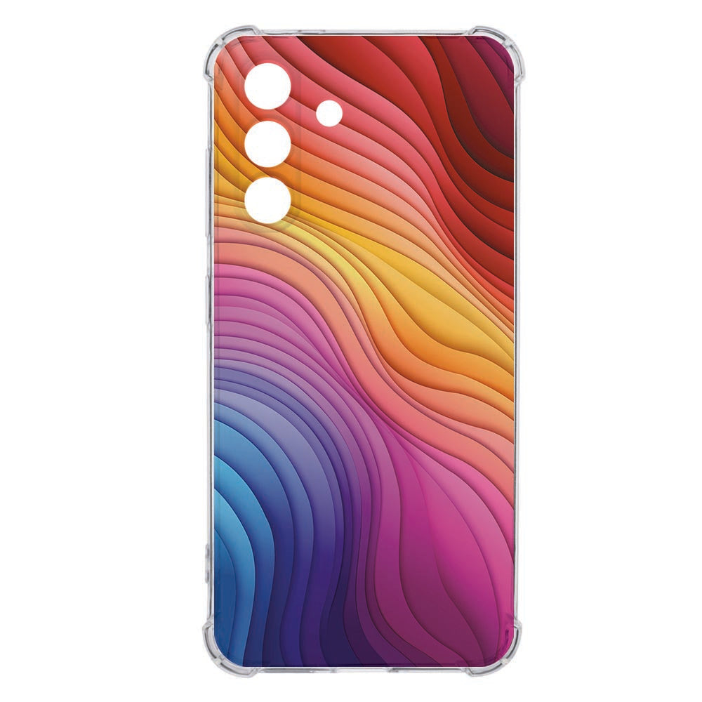 Samsung Galaxy A36 Back Cover - Regenboog TPU Antishock