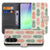 Samsung Galaxy A37 Book Case Ananas Roze Rood Groen